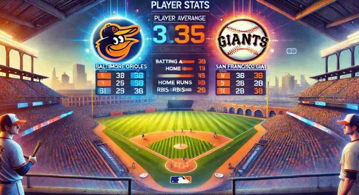 Baltimore Orioles vs San Francisco Giants Recent Match Stats!